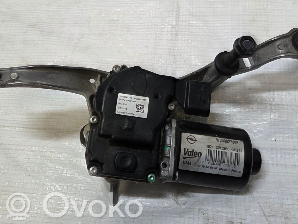 Opel Zafira C Mechanizm i silniczek wycieraczek szyby przedniej / czołowej 