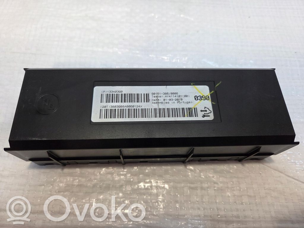 Opel Astra J Gaisa kondicionēšanas / salona apsildes vadības bloks 