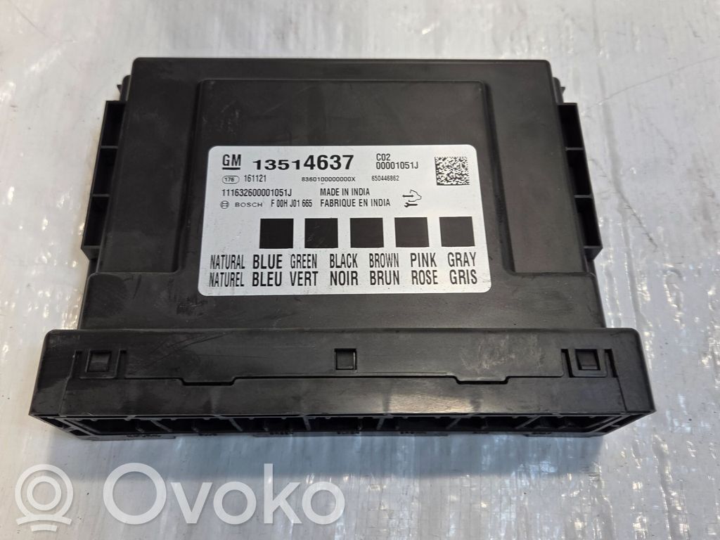 Opel Astra K Central body control module 