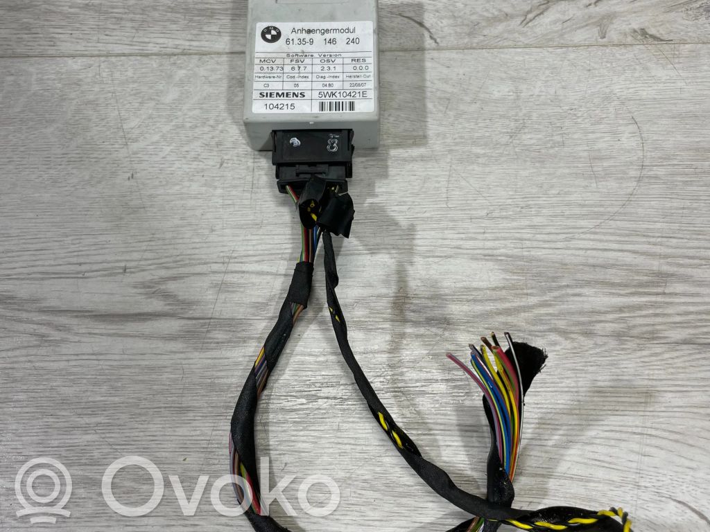 BMW 5 E60 E61 Unidad de control/módulo de la barra de remolque 