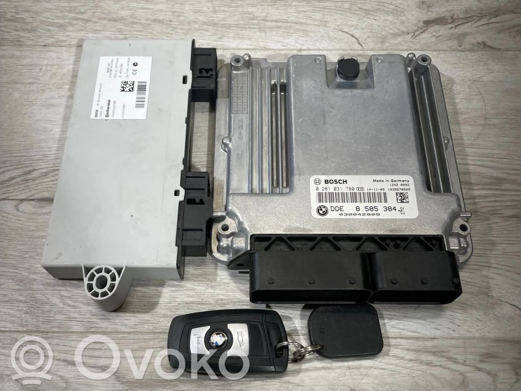 BMW X5 F15 Komputer / Sterownik ECU i komplet kluczy 