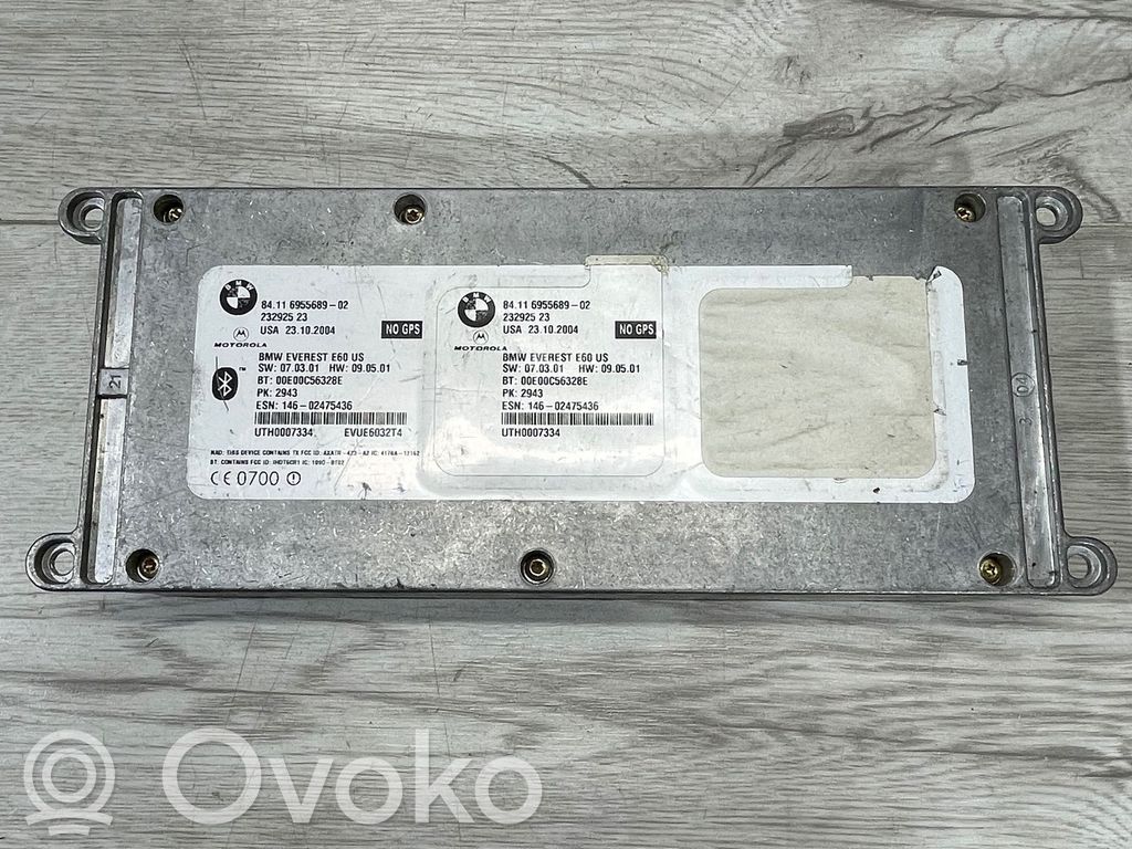 BMW 5 E60 E61 Bluetooth control unit module 