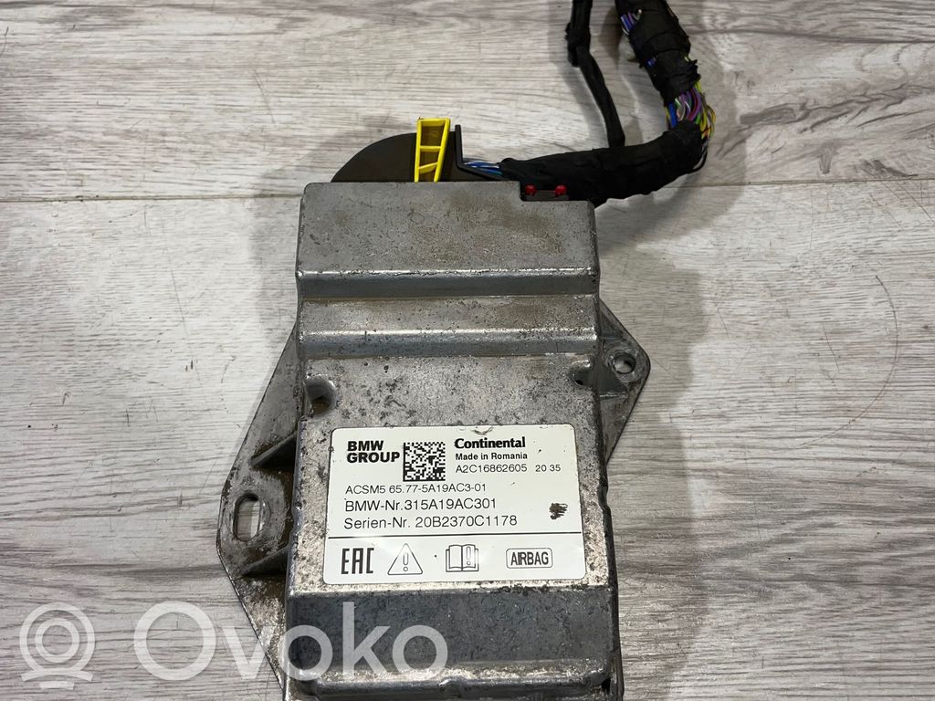 BMW 2 F44 Airbag control unit/module 
