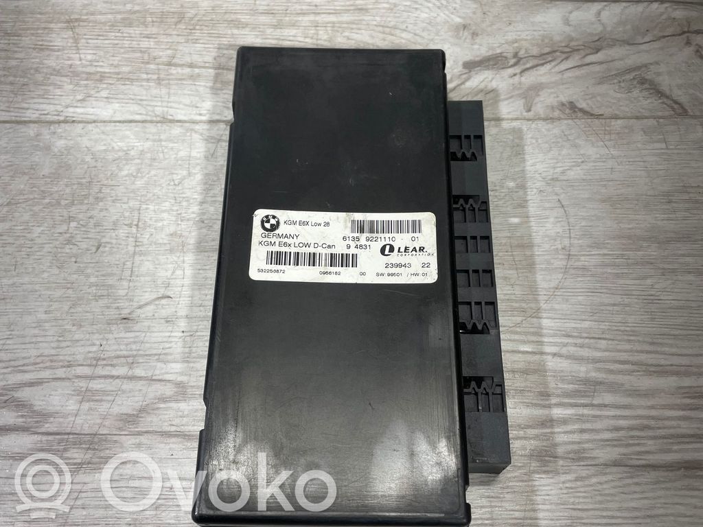 BMW 5 E60 E61 Komforto modulis 