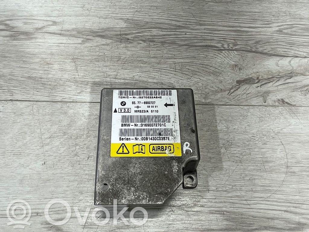 Airbag control unit/module   65776900727,6900727,31690072701C,00B1430C0357E,G2T0E22AB42