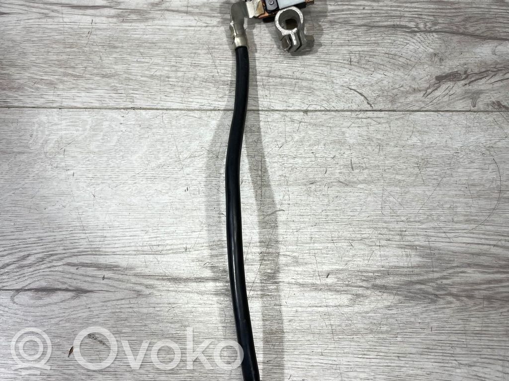 BMW 3 F30 F35 F31 Minus / Klema / Przewód akumulatora 