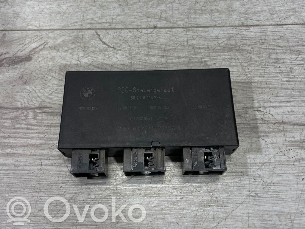 BMW 5 E60 E61 Parkavimo (PDC) daviklių valdymo blokas 