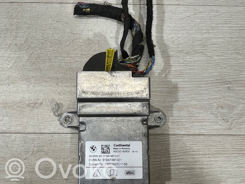 BMW 5 G30 G31 G38 Sterownik / Moduł Airbag 