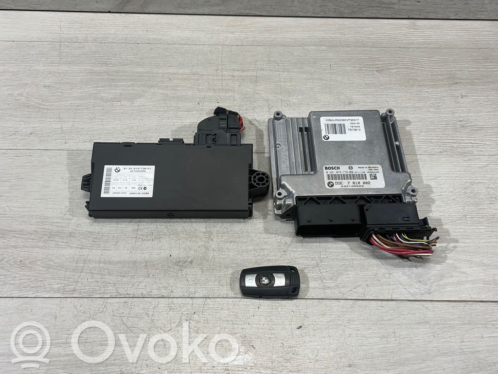 BMW 1 E82 E88 Engine ECU kit and lock set 