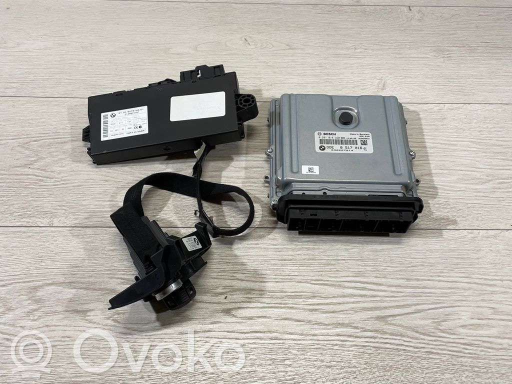 BMW X5 E70 Juego de cerradura y set ECU del motor 