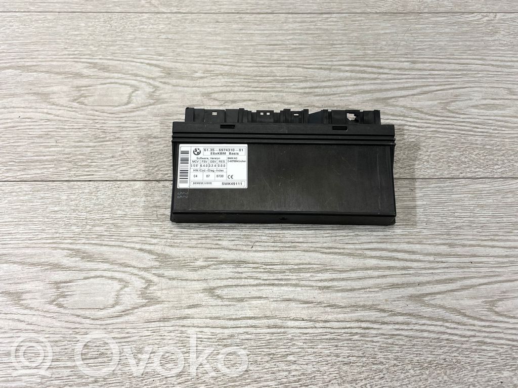 BMW 5 E60 E61 Komforto modulis 