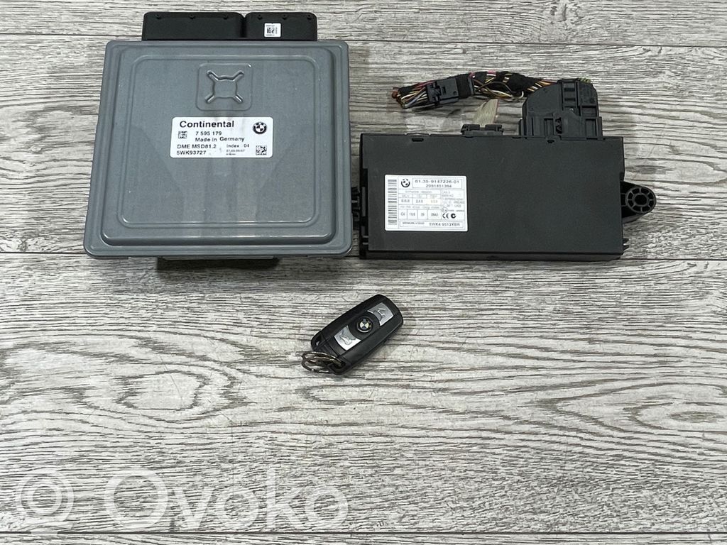 BMW 1 E81 E87 Kit cu ECU motor și set închidere uși 