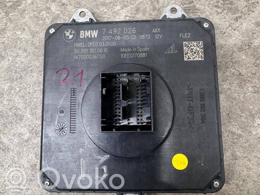 BMW i3 Unité de commande / module Xénon 