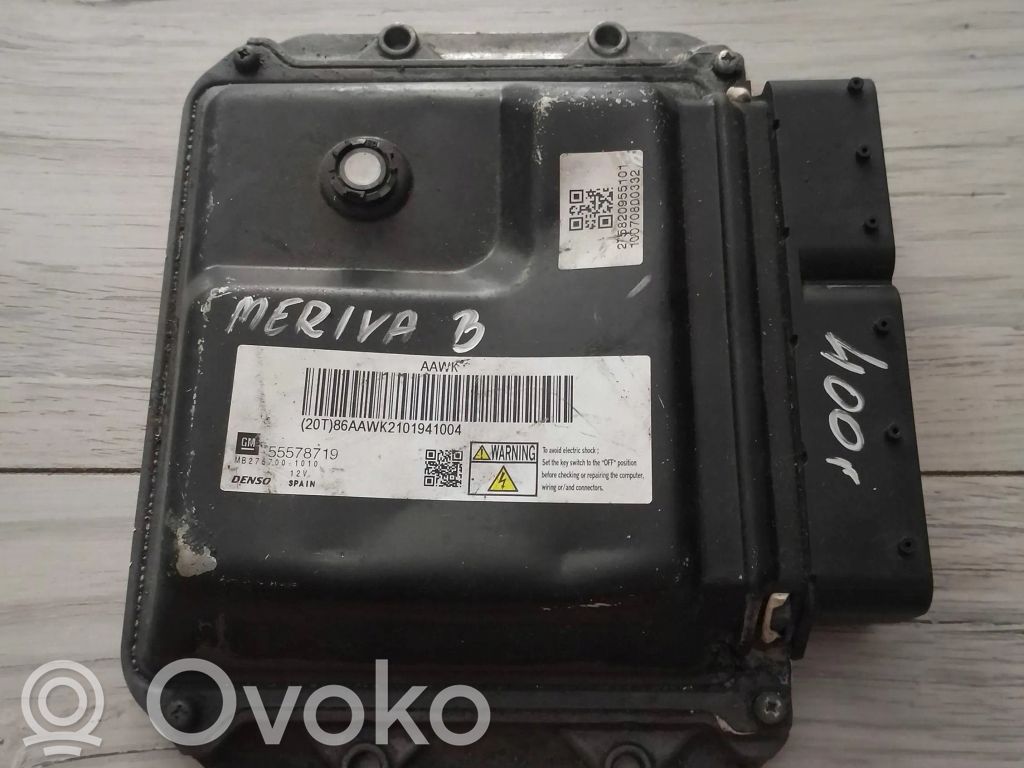 Opel Meriva B Engine control unit/module ECU 