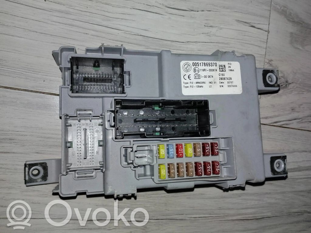 Fiat 500 Moduł / Sterownik komfortu 
