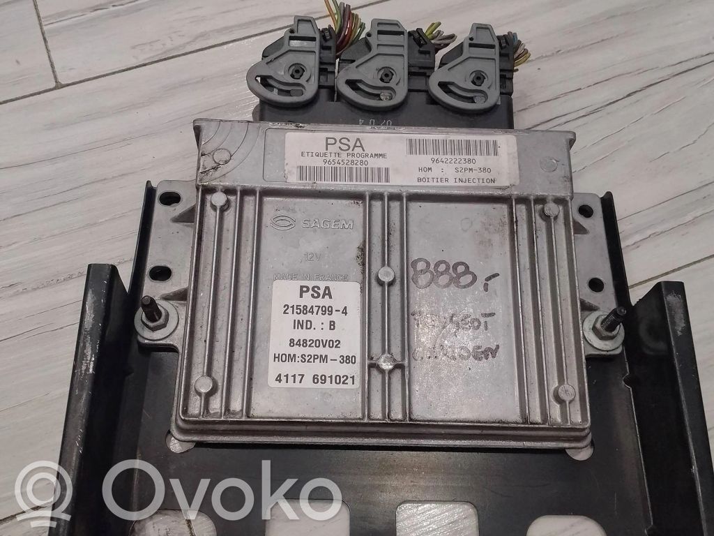 Citroen C3 Unité de commande, module ECU de moteur 