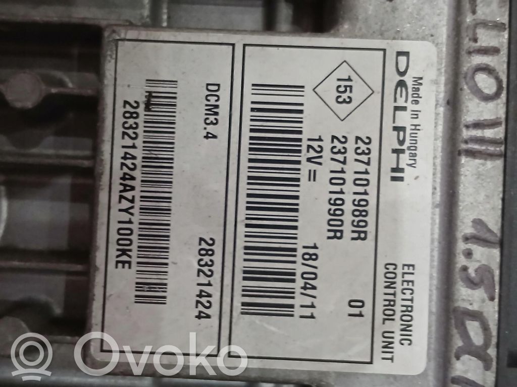 Renault Clio III Unidad de control/módulo ECU del motor 