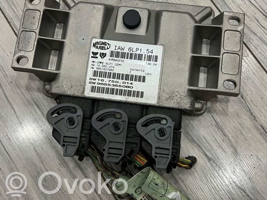 Engine control unit/module ECU   9655355080