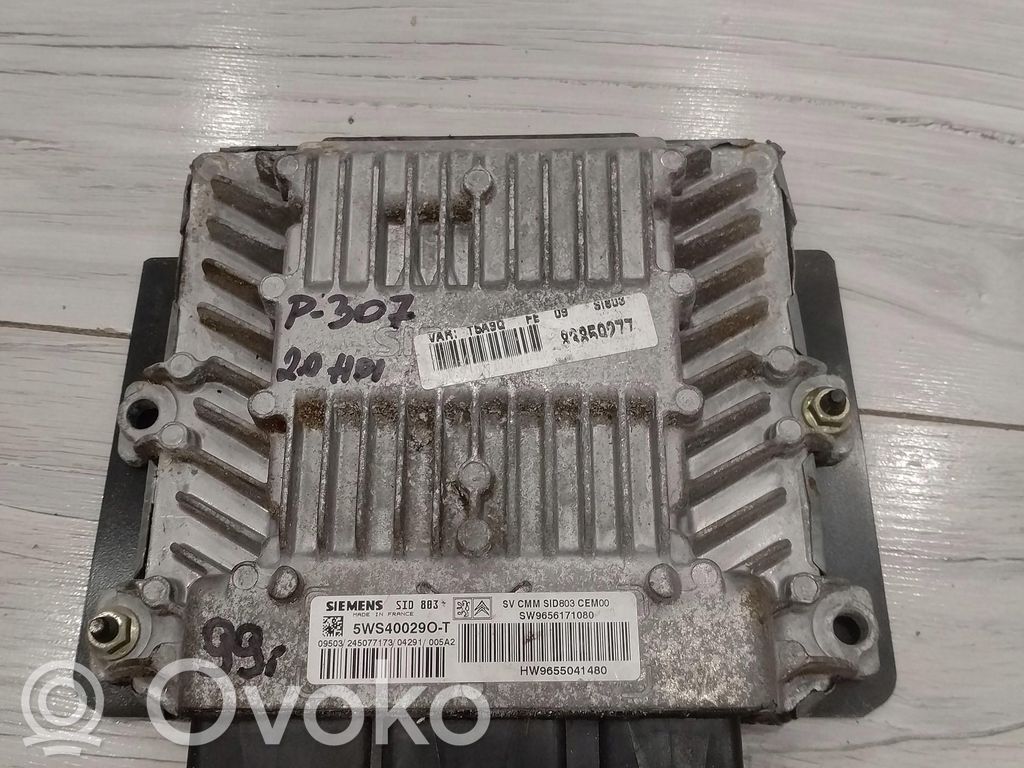 Peugeot 307 Engine control unit/module ECU 