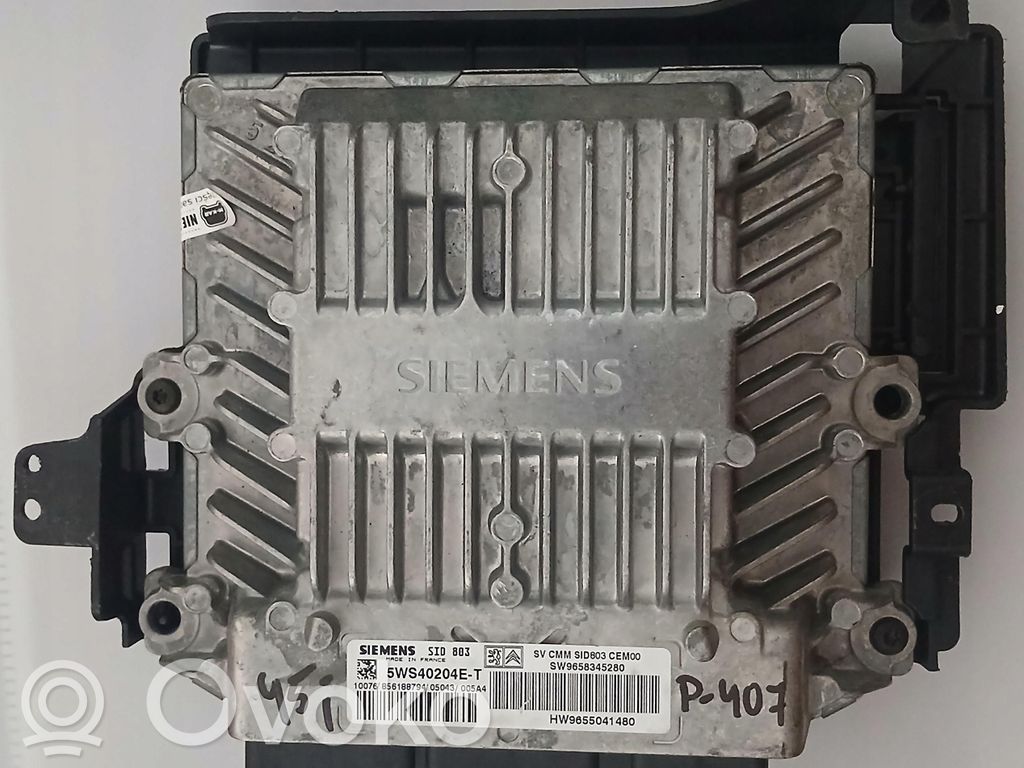 Peugeot 407 Engine control unit/module ECU 