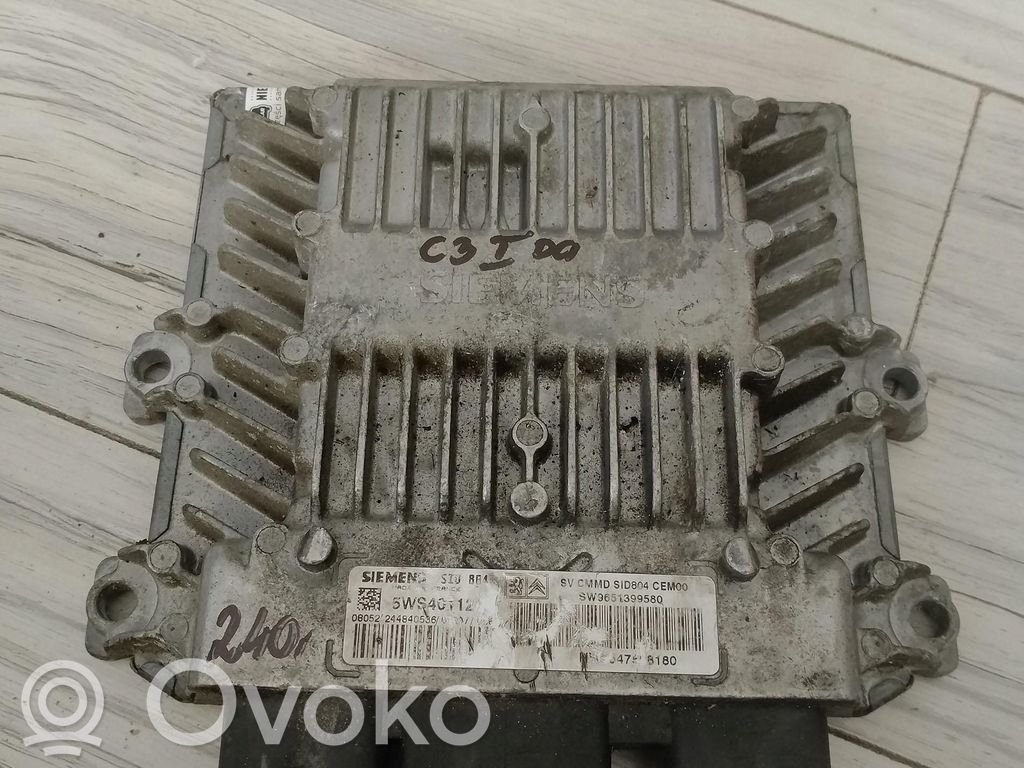 Engine control unit/module ECU   9651399580