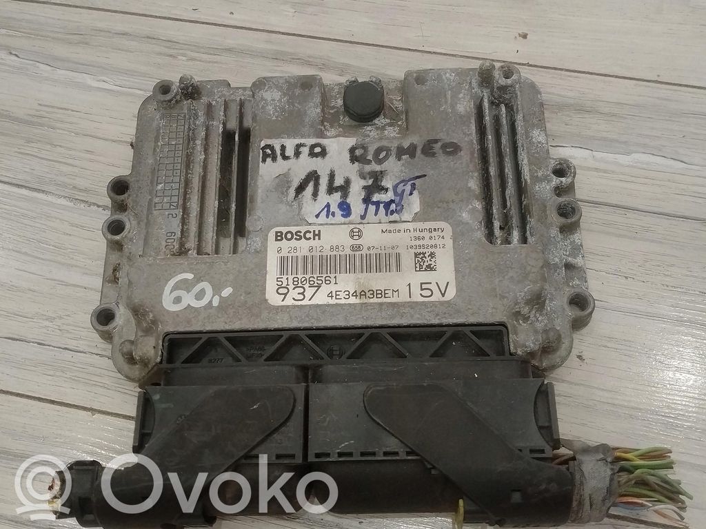 Alfa Romeo 147 Engine control unit/module ECU 
