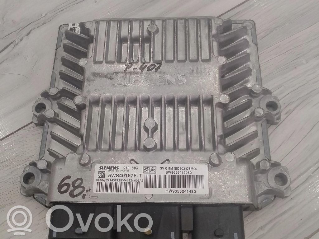 Peugeot 407 Engine control unit/module ECU 