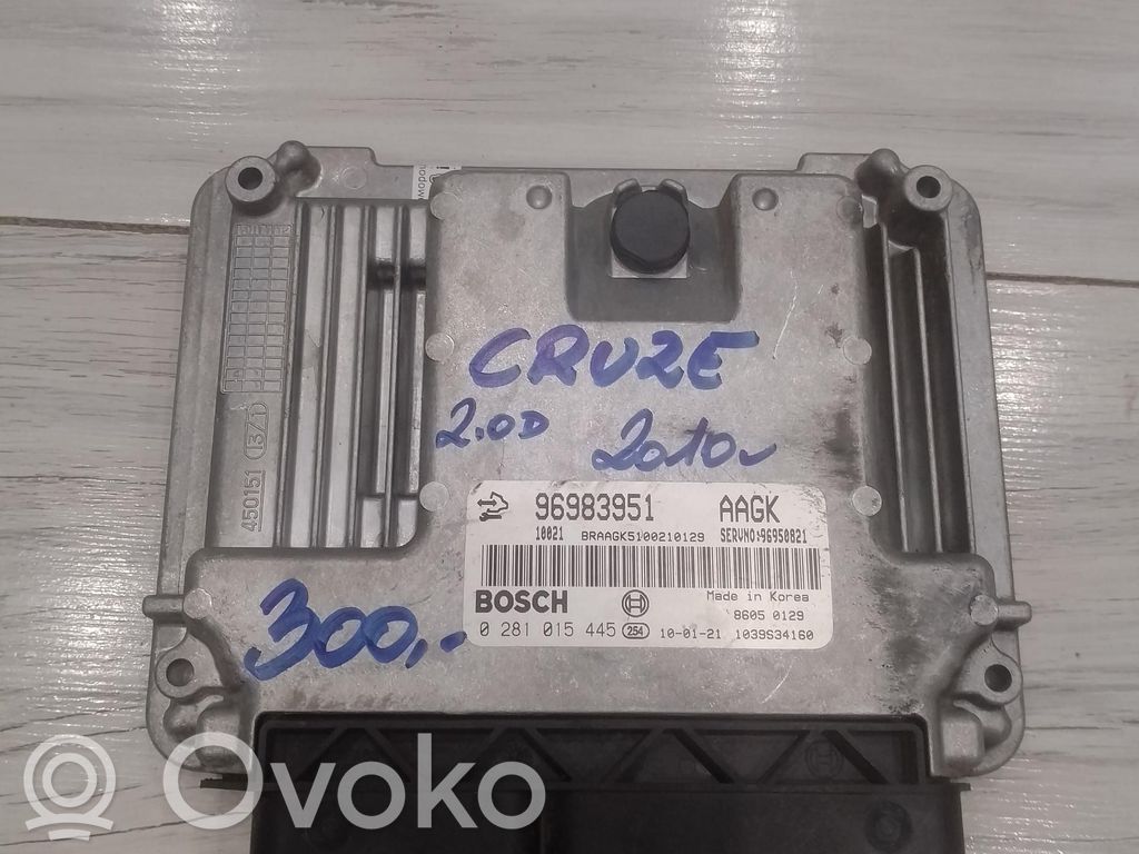 Chevrolet Cruze II Engine control unit/module ECU 