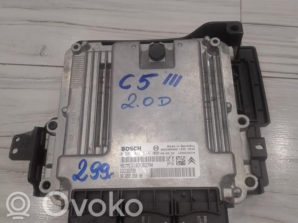 Citroen C5 Motora vadības bloka ECU 
