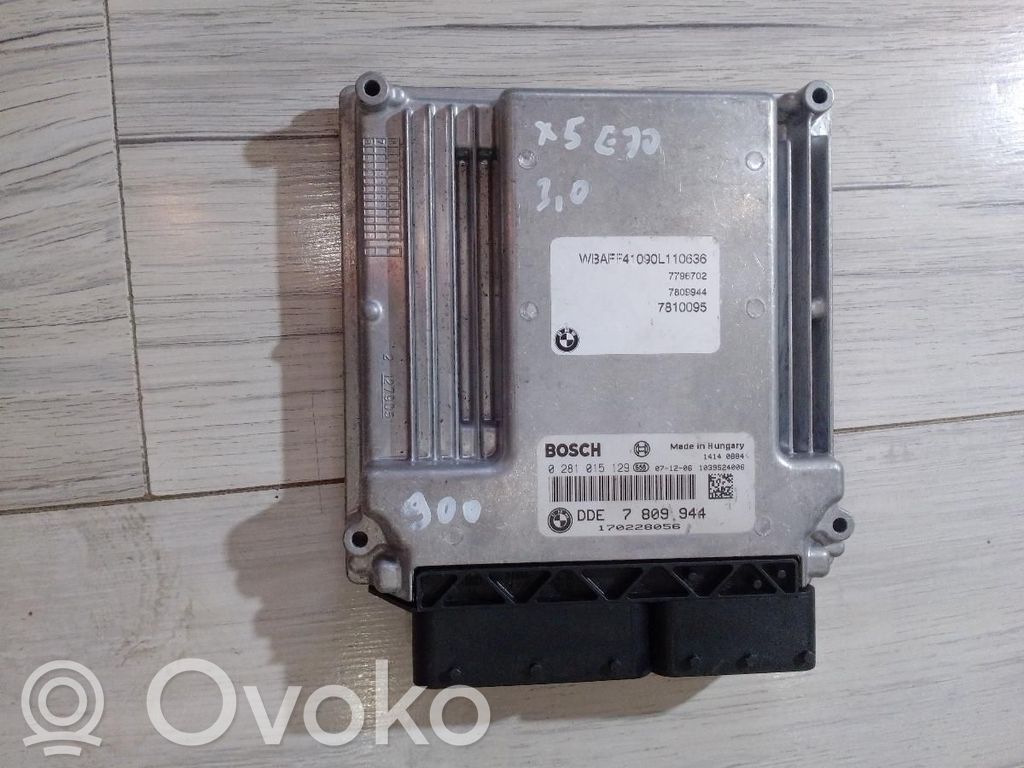 BMW X5 E53 Unidad de control/módulo ECU del motor 