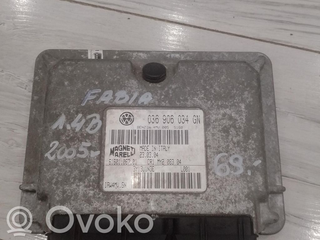 Skoda Fabia Mk1 (6Y) Engine control unit/module ECU 