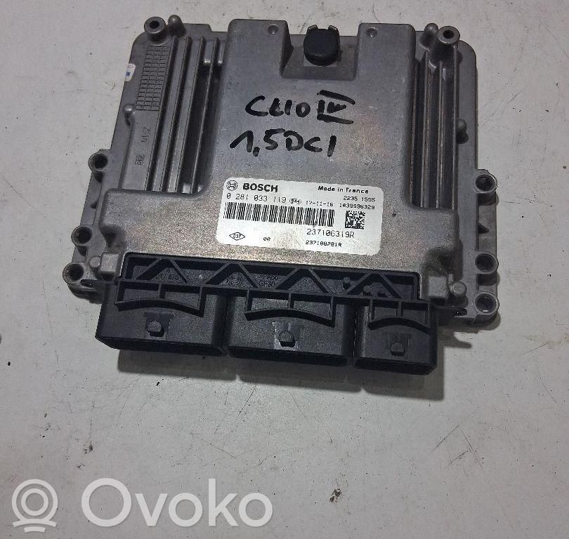 Renault Clio IV Engine control unit/module ECU 