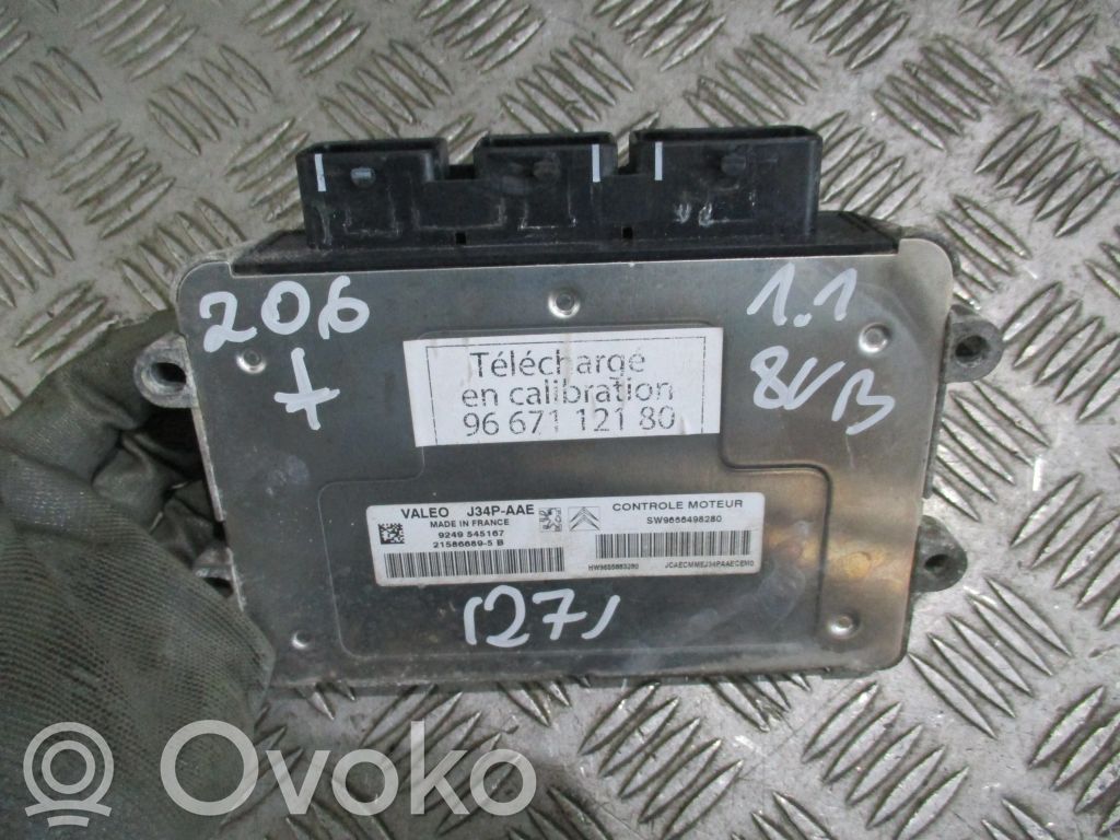 Peugeot 206+ Sterownik / Moduł ECU 