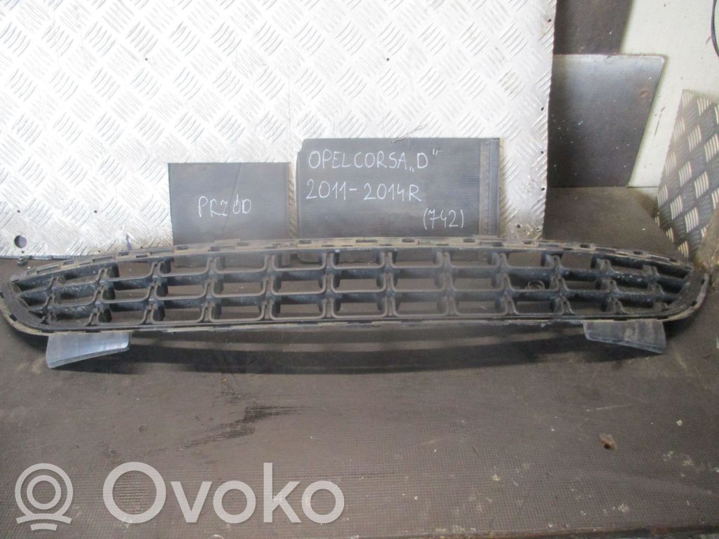 Opel Corsa D Grille inférieure de pare-chocs avant 