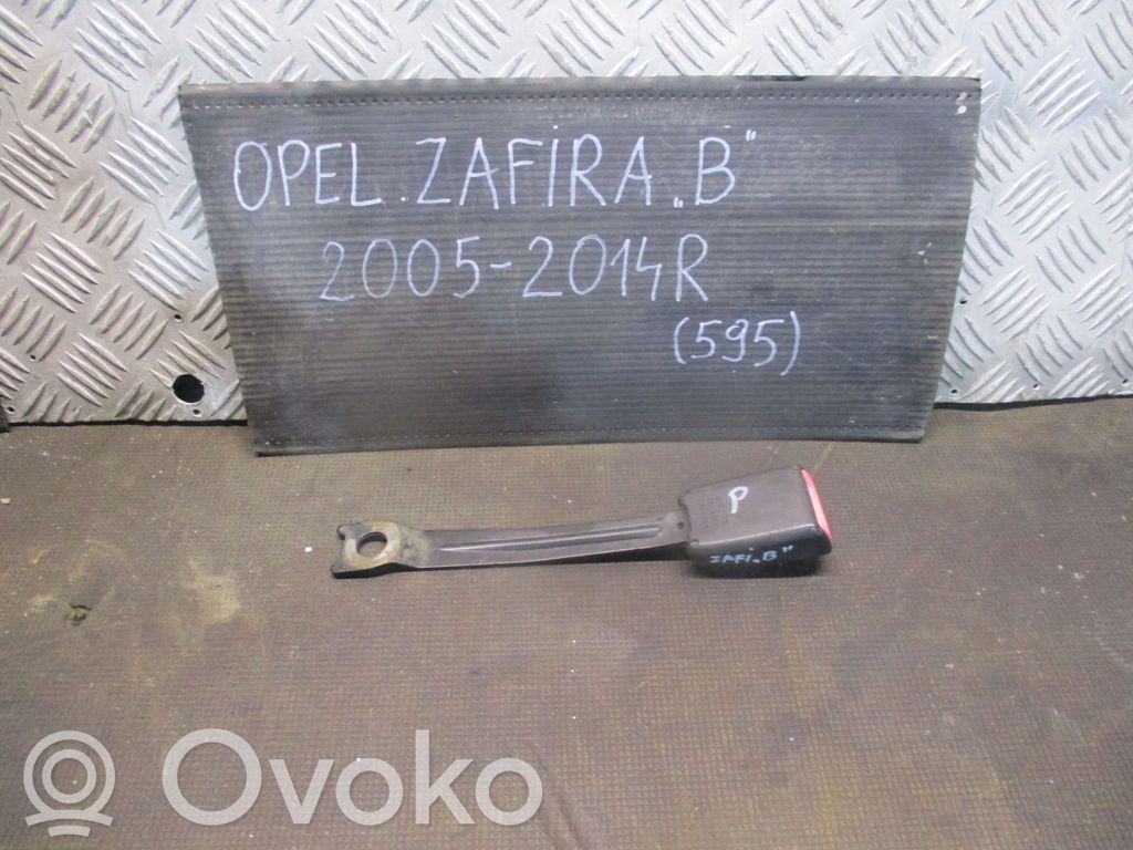 Opel Zafira B Etuistuimen turvavyön solki 
