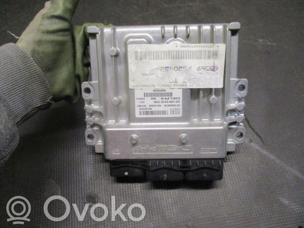 Engine control unit/module   9666556980,13165247,163KM,966405808002,9666098180