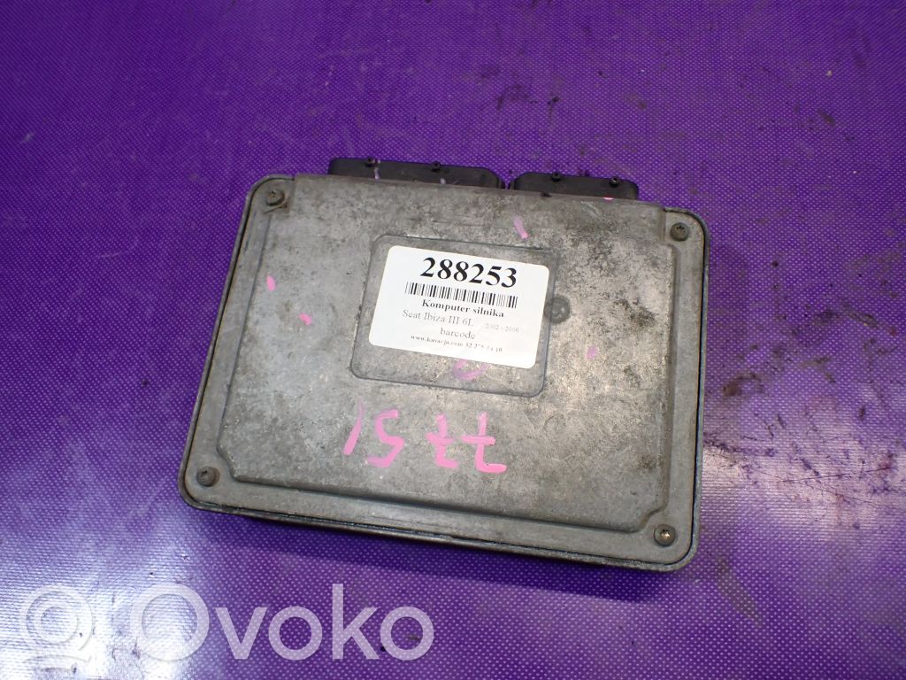 Seat Ibiza III (6L) Engine control unit/module ECU 