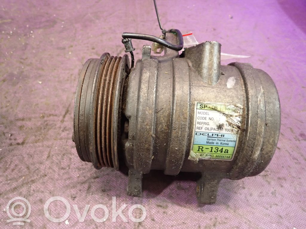 Chevrolet Matiz Kompresor / Sprężarka klimatyzacji A/C 
