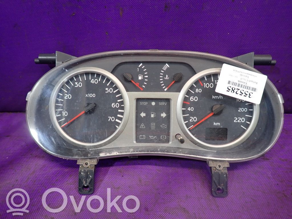 Renault Clio II Geschwindigkeitsmesser Cockpit 