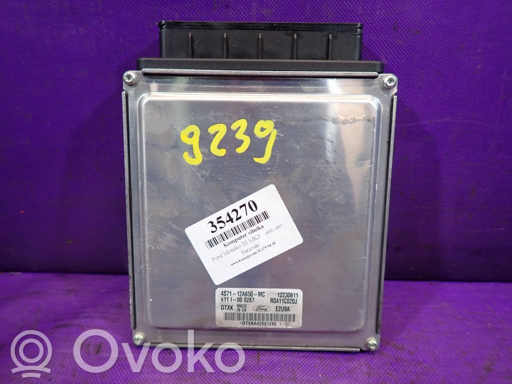 Ford Mondeo Mk III Komputer / Sterownik ECU silnika 