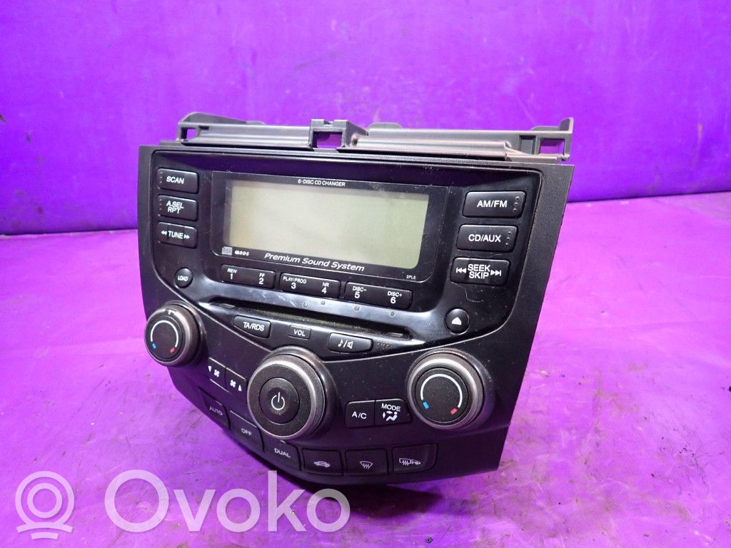 Honda Accord Panel / Radioodtwarzacz CD/DVD/GPS 