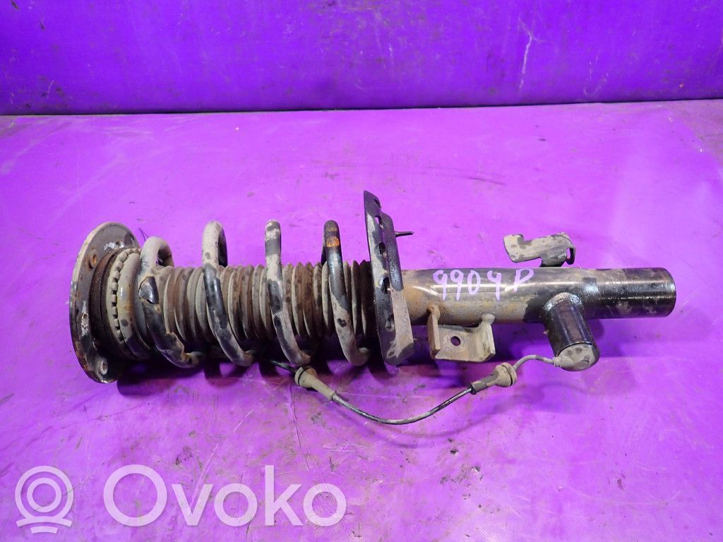 Front shock absorber with coil spring