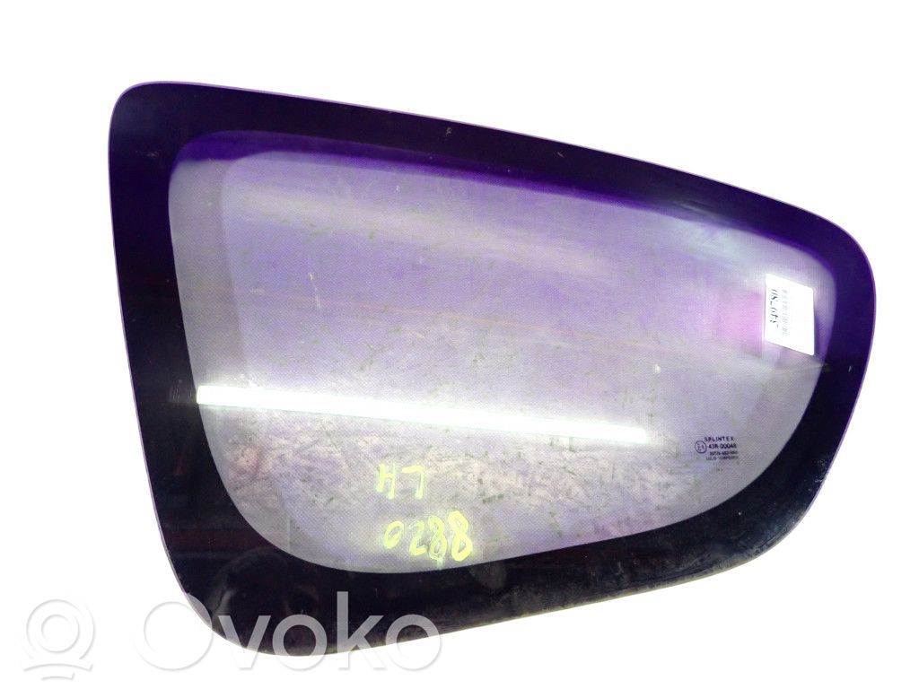 Vidrio lateral trasero
