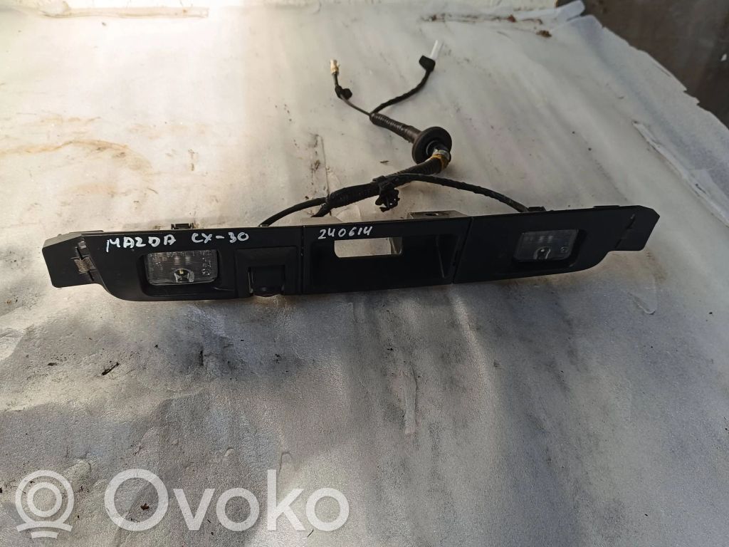 Mazda CX-30 Trunk door license plate light bar 