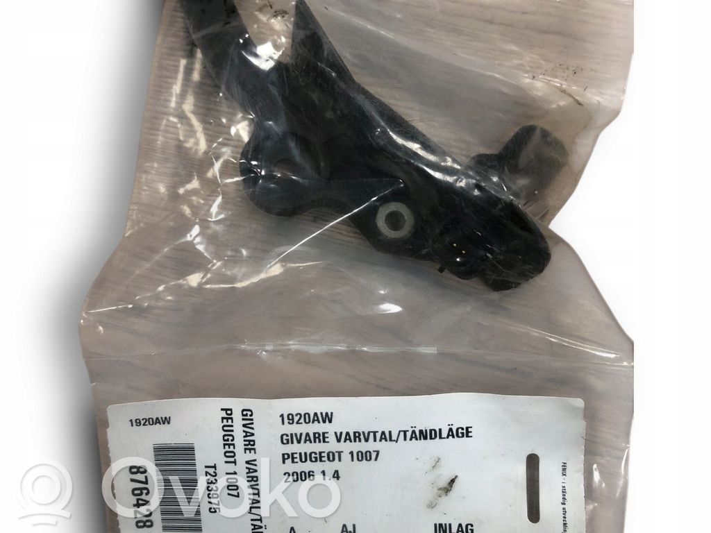 Peugeot 1007 Crankshaft speed sensor 