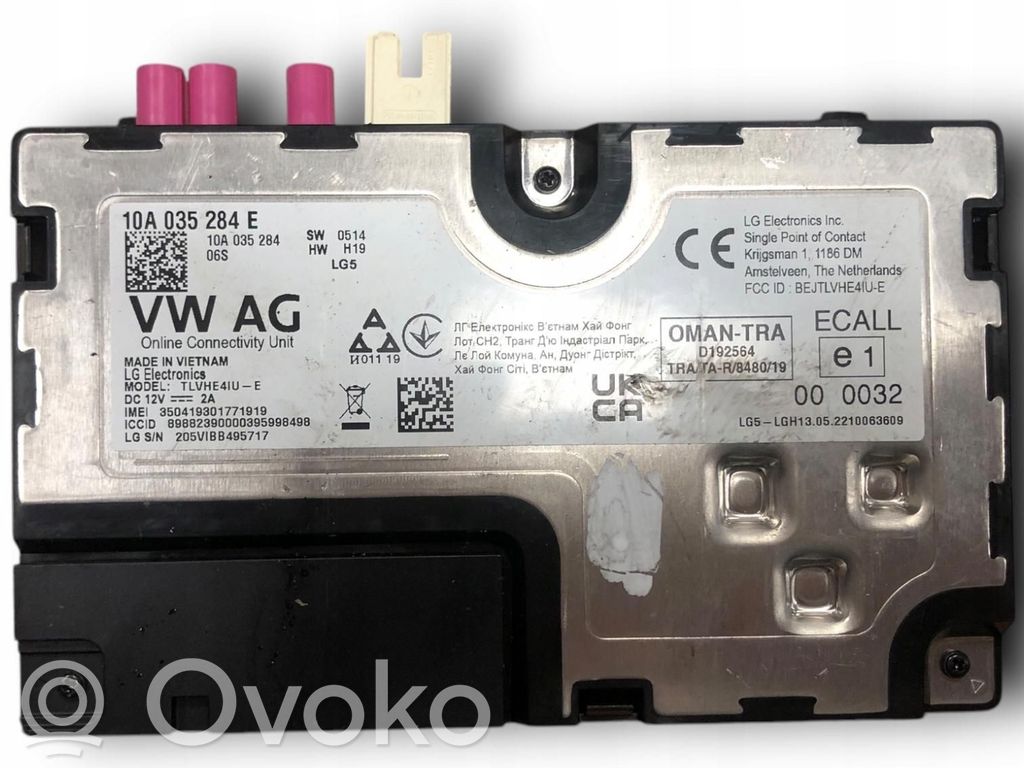 Volkswagen ID.4 Other control units/modules 