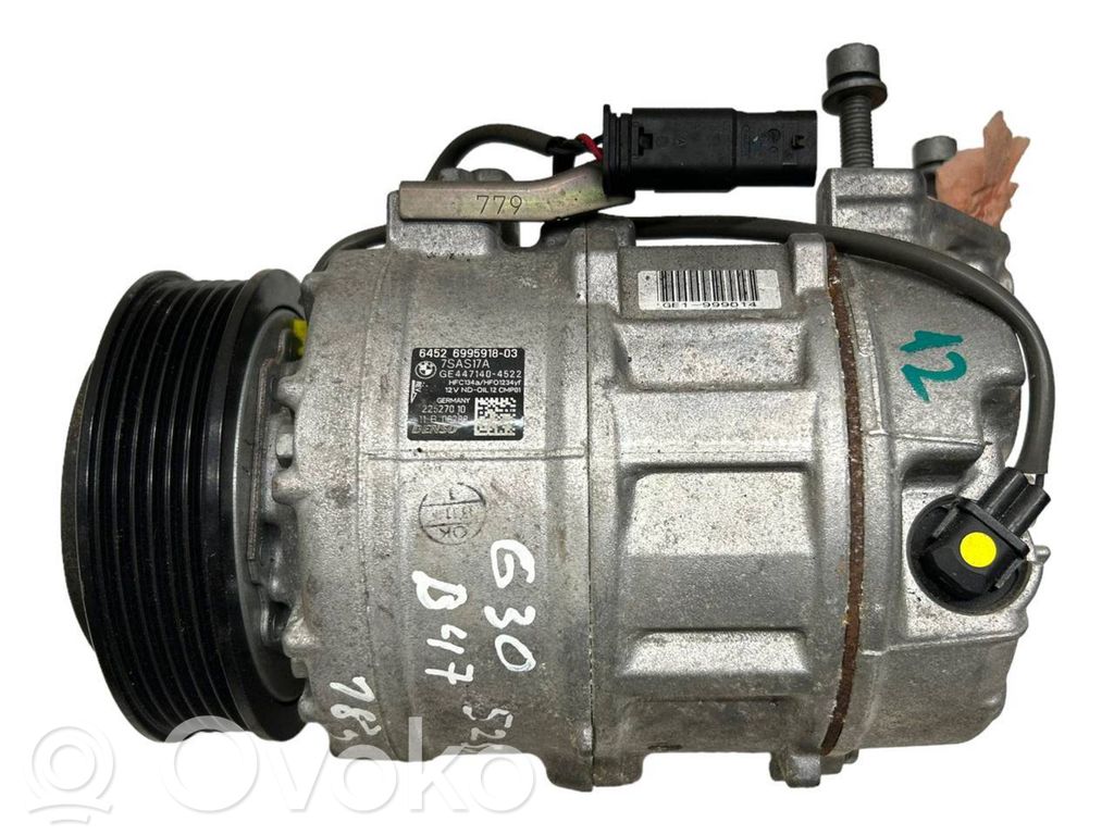 BMW 5 G30 G31 G38 Kompresor / Sprężarka klimatyzacji A/C 