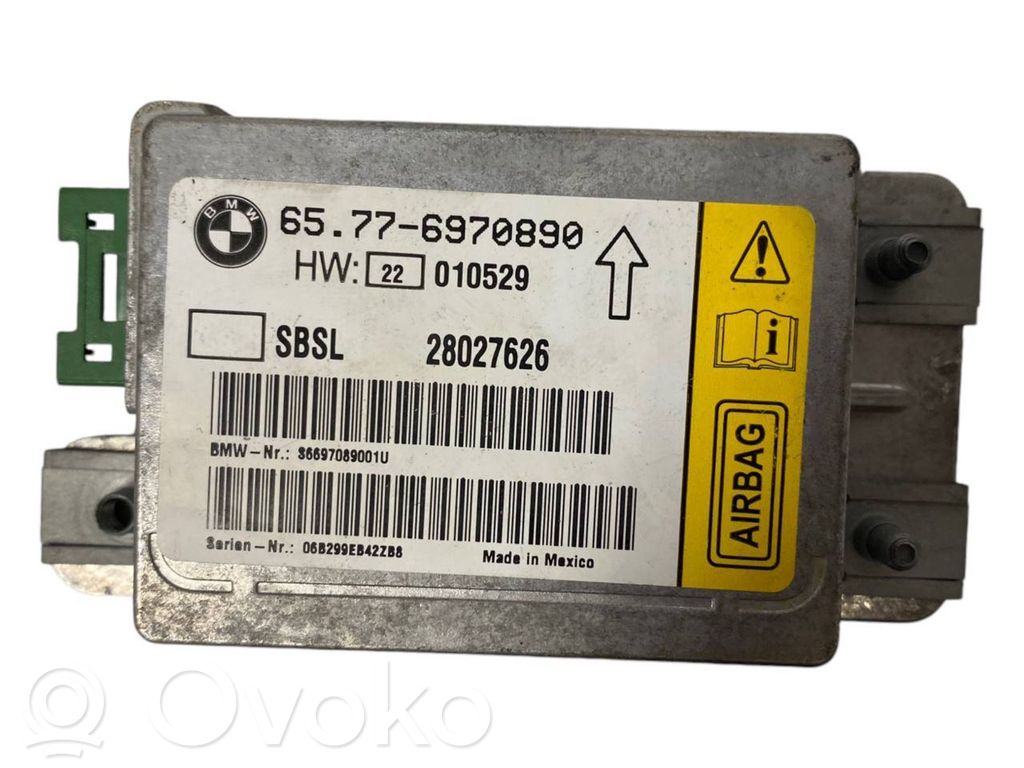 Unidad de control/módulo del Airbag   6970890,65776970890,28027626