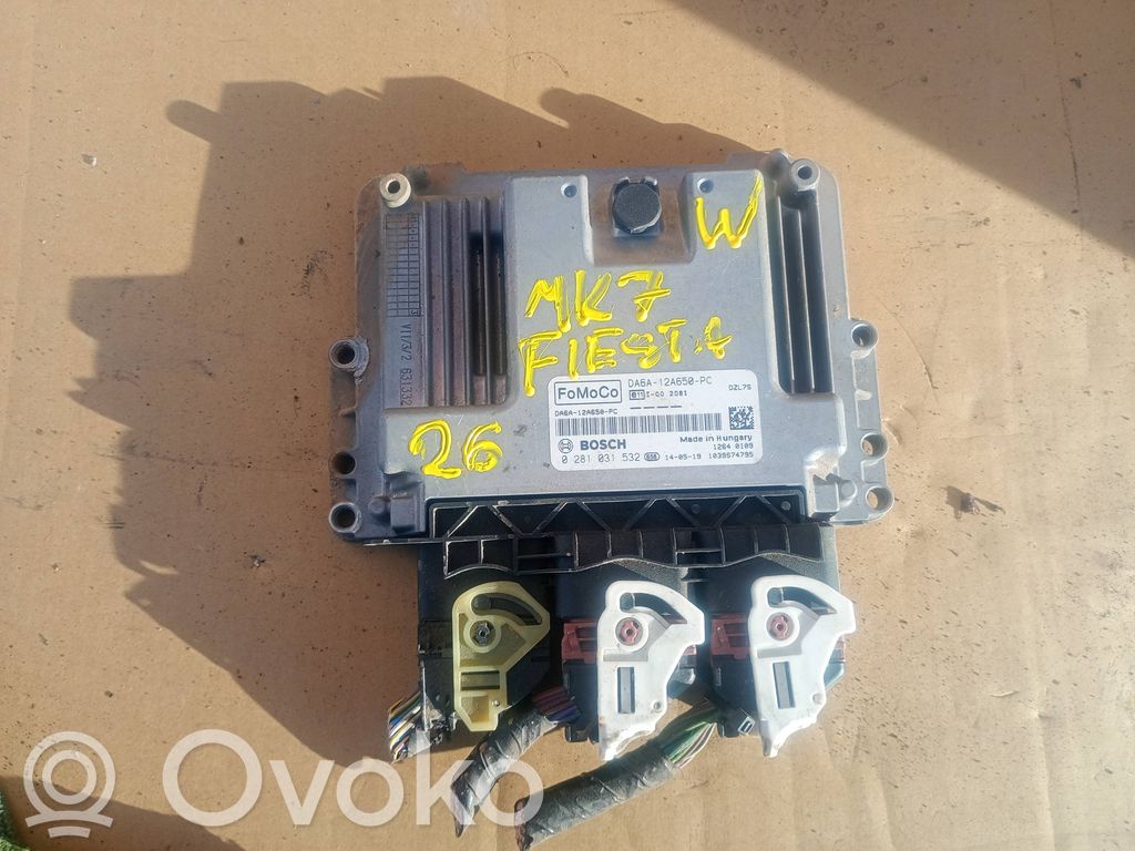 Engine control unit/module ECU   DA6A12A650PC,0281031532