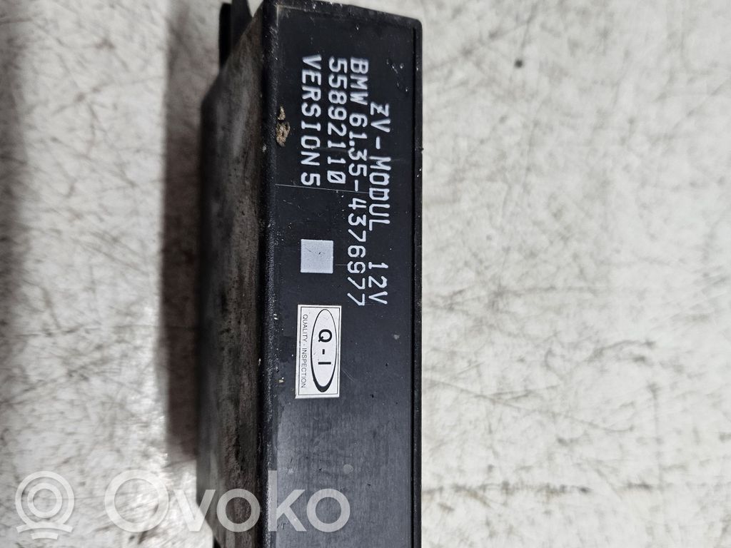 BMW 3 E36 Unidad de control/módulo del bloqueo de puertas 